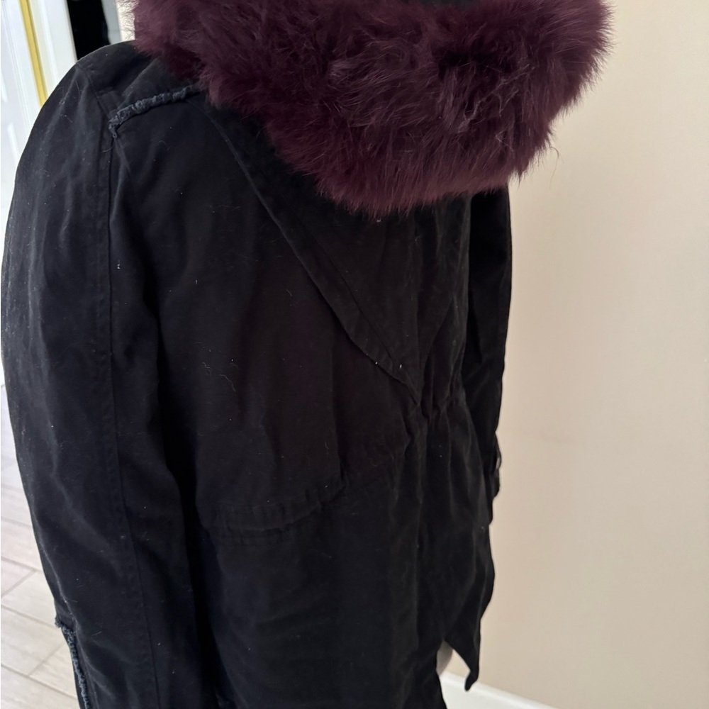 STORE CLOSING SALE Ugg convertible field Parka Jacket with Fur Trim - Picture 3 of 10